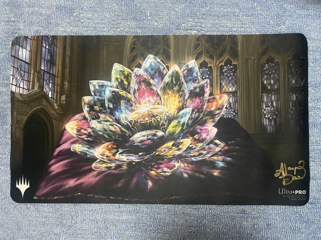 宝石の睡蓮 サイン入り プレイマット Alayna danner MTG 宝石の睡蓮 サイン入り プレイマット - メルカリ
