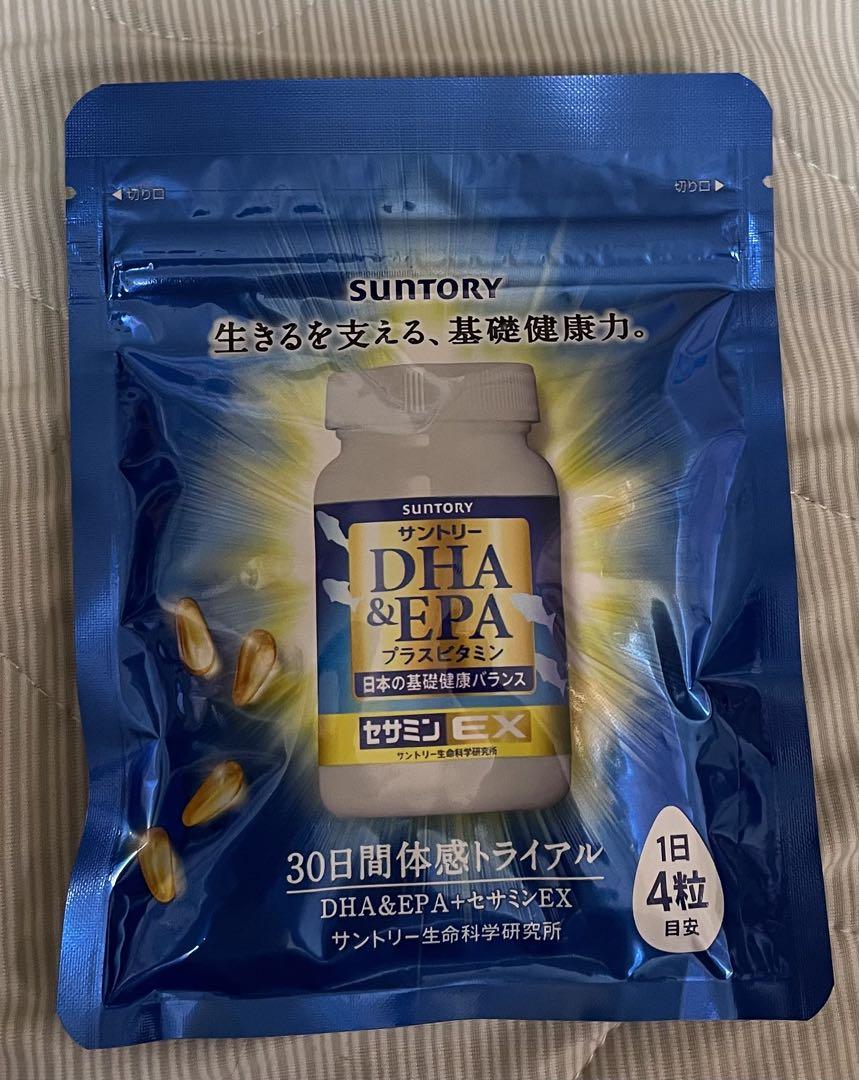 SUNTORY DHA＆EPAプラスセサミンEX 30日分 新品未開封 - メルカリ