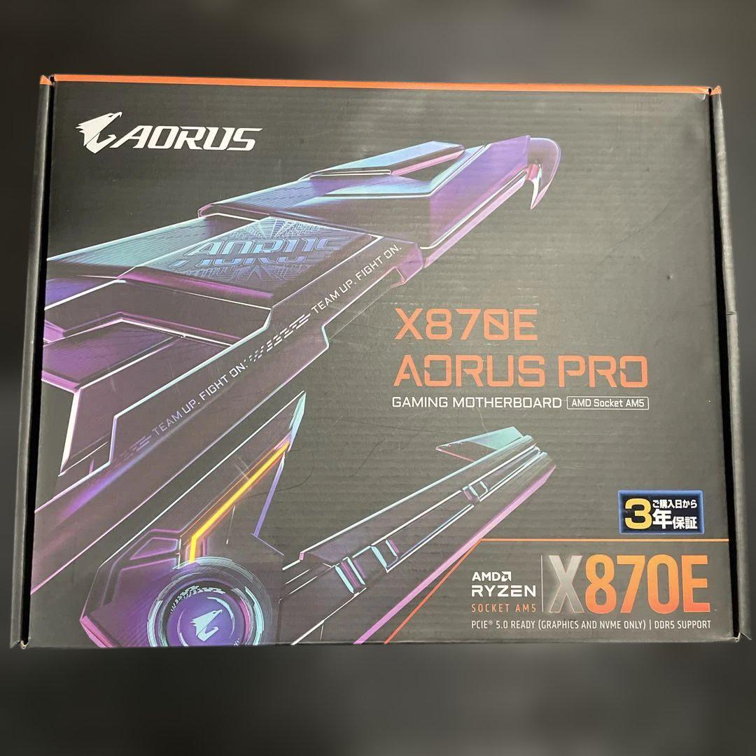 GIGABYTE X870E AORUS PROマザーボード