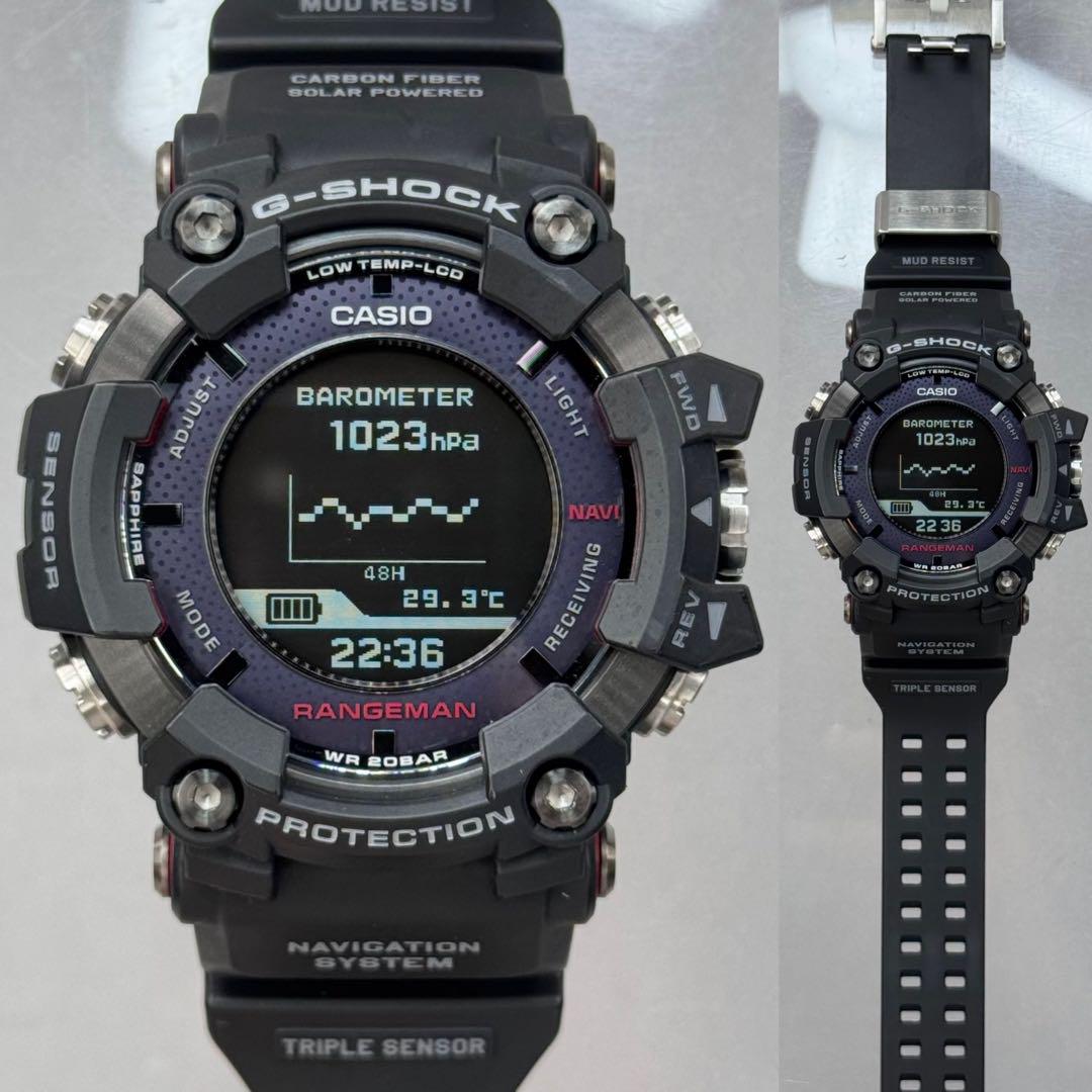 極美品 箱説タグ付 G-SHOCK GPR-B1000 GPS電波ソーラー 稼働