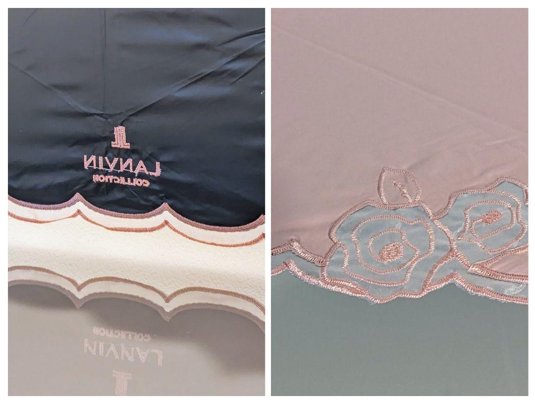 新品✨LANVIN ランバンコレクション 超軽量1級遮光晴雨兼用 折りたたみ傘
