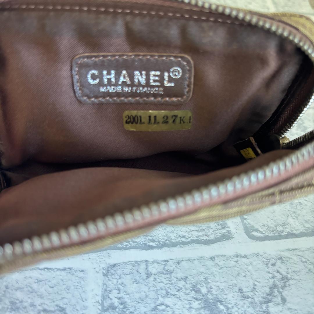 美品✨CHANEL シャネル 旧トラベルライン コインケース ミニポーチ シール 美品✨CHANEL シャネル 旧トラベルライン コインケース
