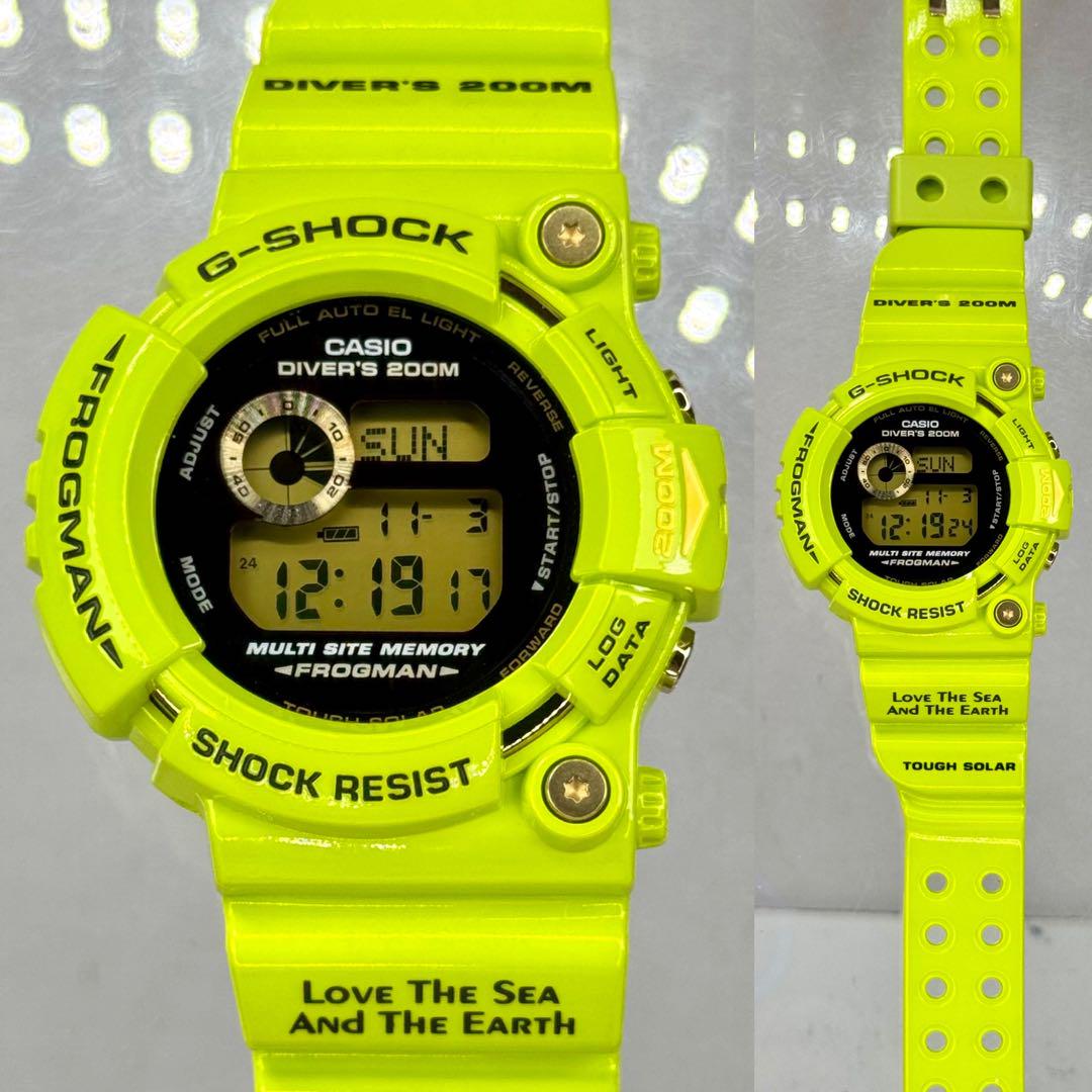 極美品 G-SHOCK GW-200F フロッグマン 限定 タフソーラー 雨蛙