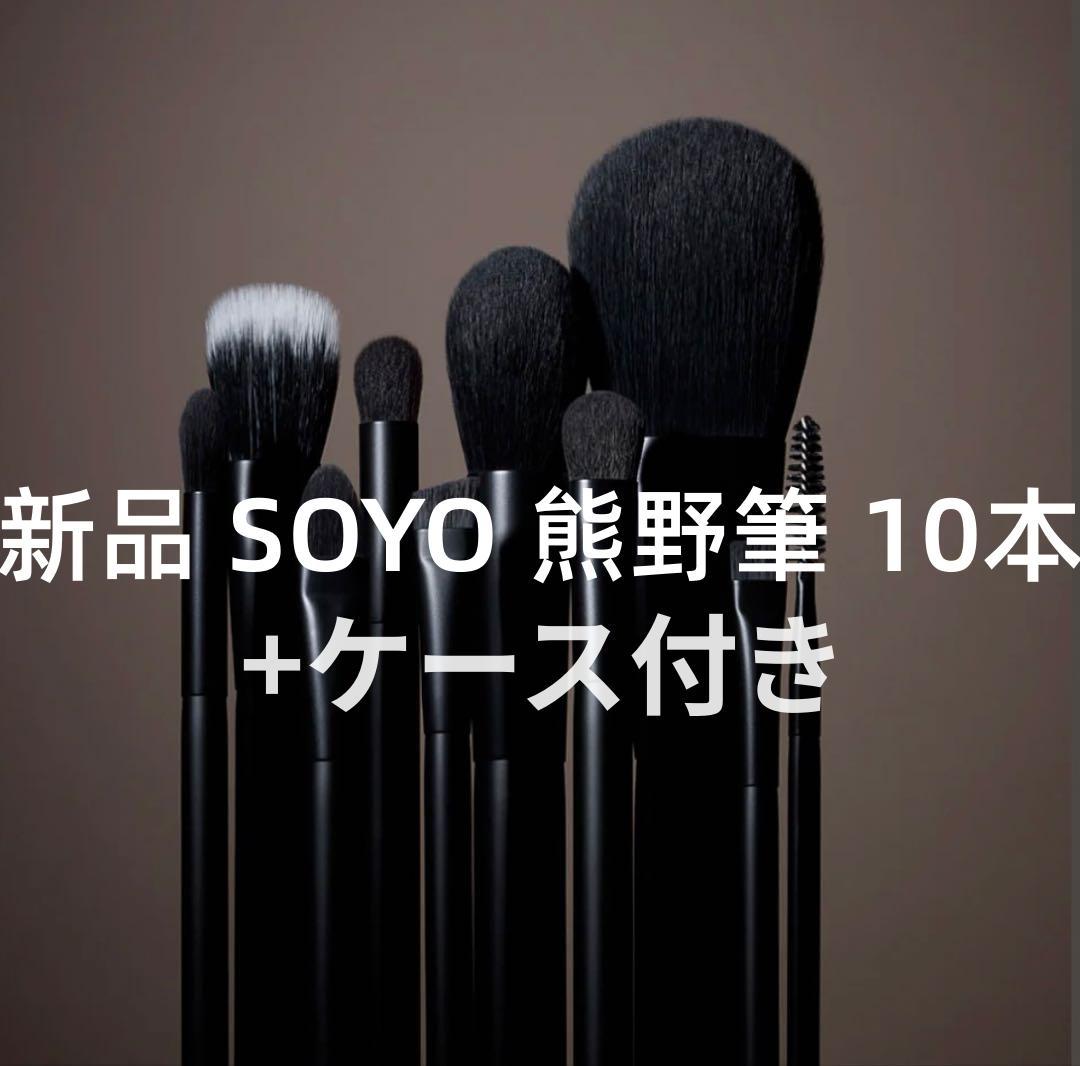 小田切ヒロ SOYOブラシ 10本セット+ケース付 化粧筆 - メルカリ