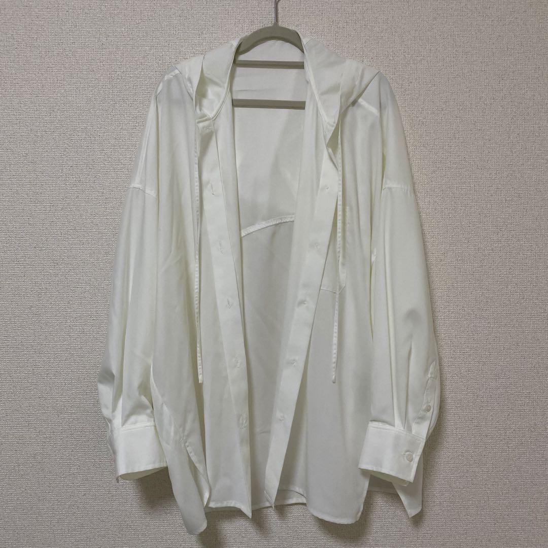 crewre フルダルスパンフードシャツ サイズ1