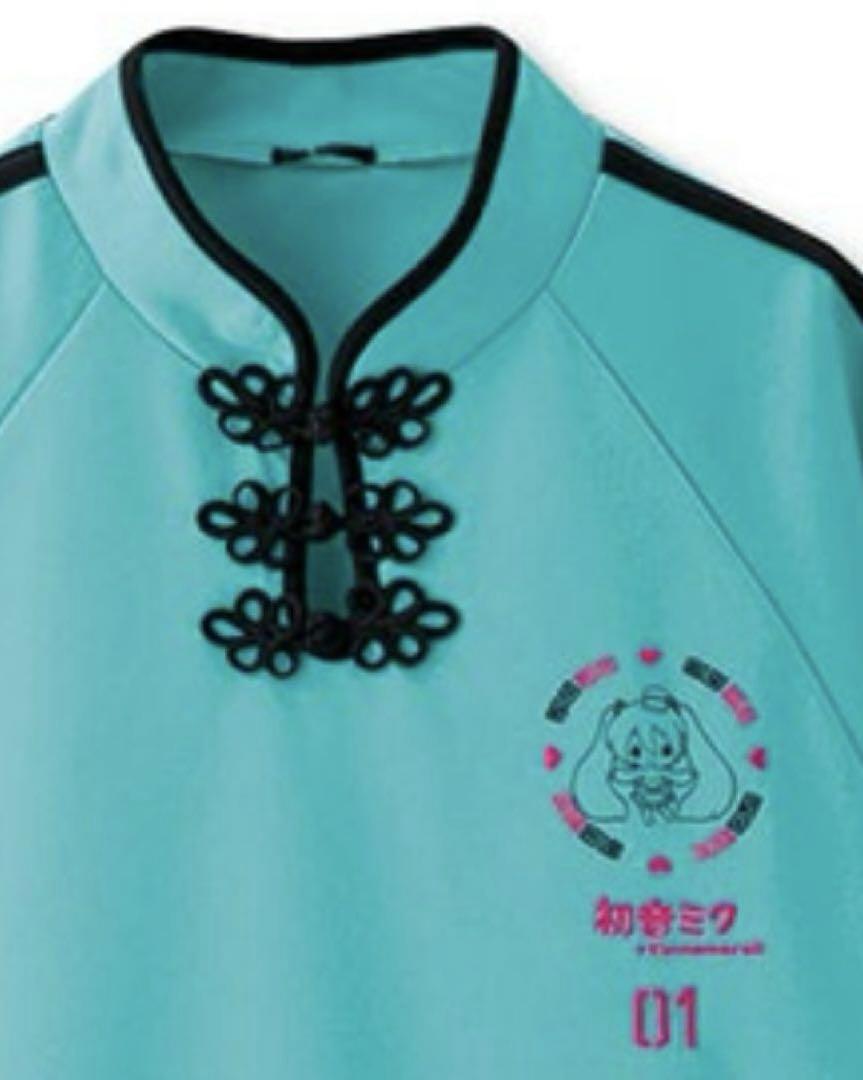 L　初音ミク と シナモロール　寄り添い　プルオーバー　緑、他M　3L　ピアプロ