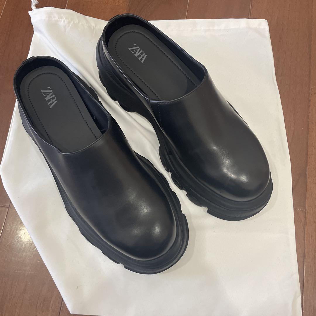 ZARA ボリュームソールクロッグ