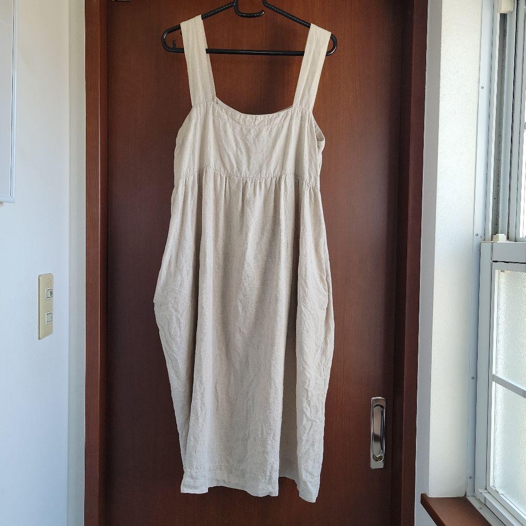 fog linen work ジャンパースカート 麻 サロペット