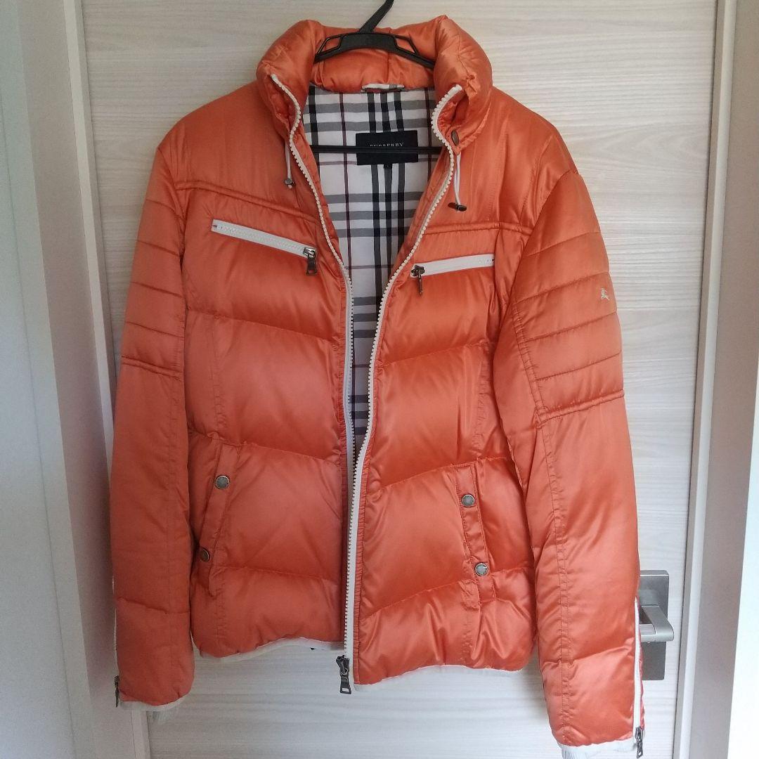グランドセイコー セール Burberry ブラックレーベル ダウンジャケット オレンジ Lサイズ ジャケット・アウター