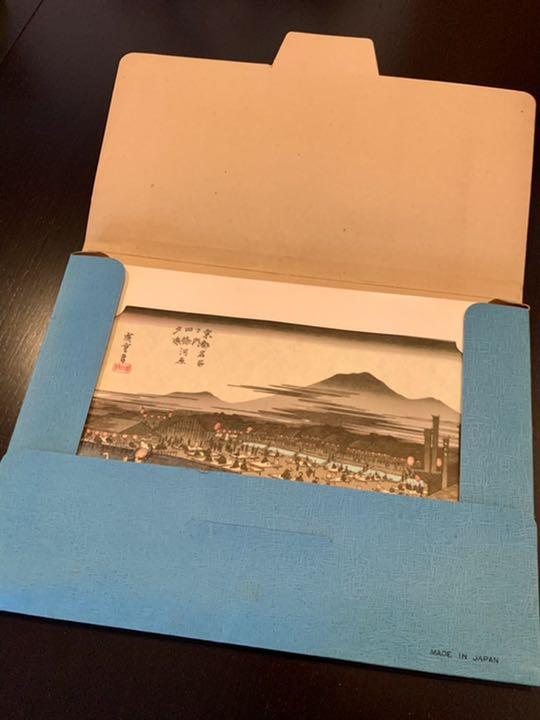 広重「京都名所繪」浮世絵 複製 画集 10枚組 骨董