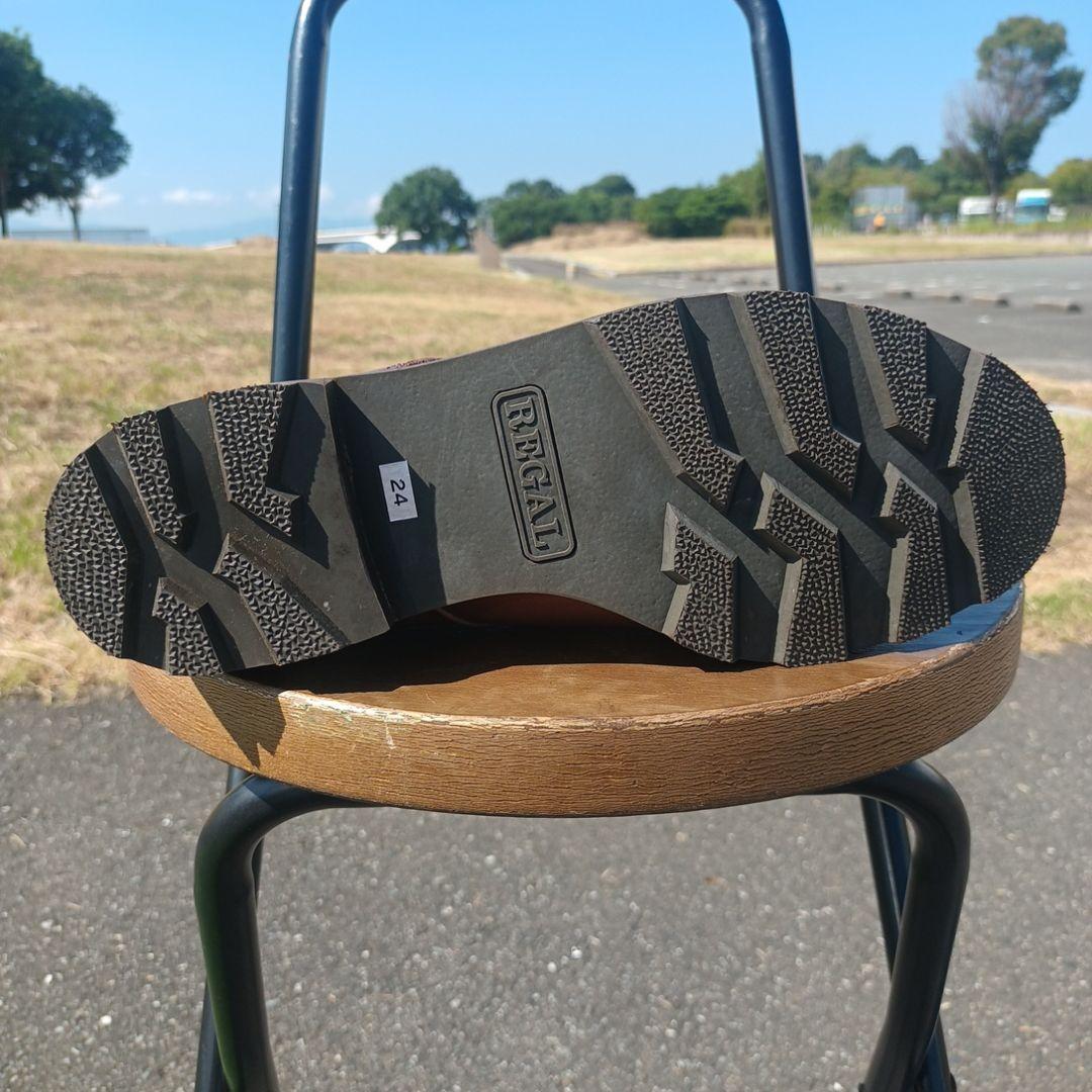 ✨訳あり未使用品✨REGAL 外羽根 プレーントゥ ブラウン ビジネス ビジカジ