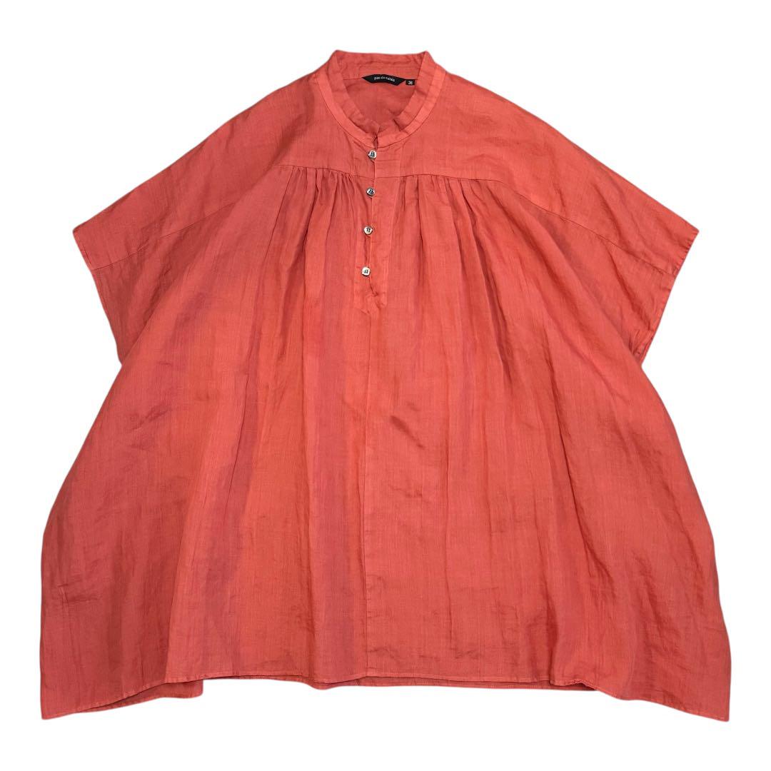 定価38500円 pas de calaisパドカレ ボタニカルダイブラウス 定価38500円 pas de calaisパドカレ ボタニカルダイブラウス