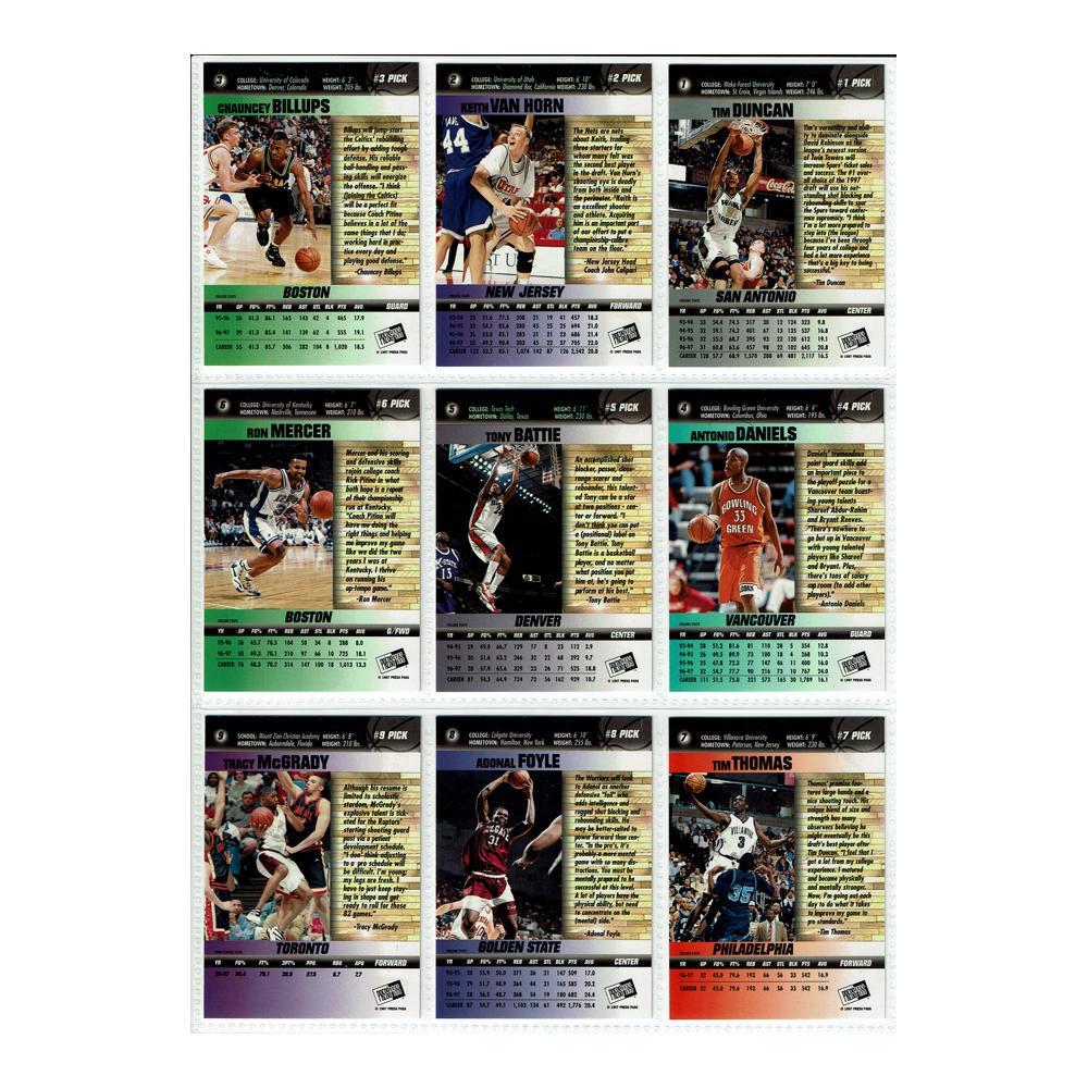 ＠NCAA レトロ カード コンプリートセット (PP DT 97)