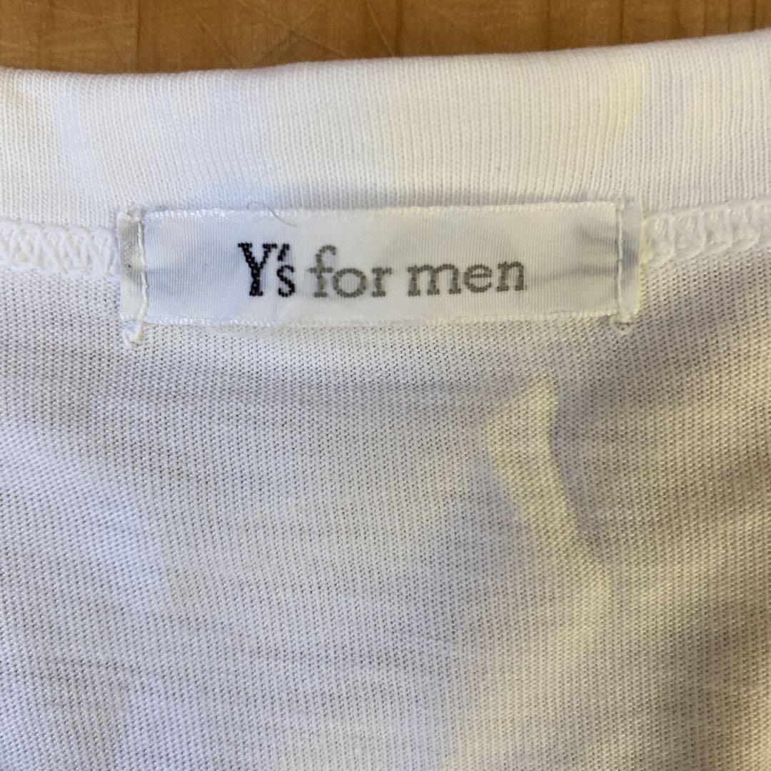 ヴィンテージ　Y's for men ヨージ手書きプリント長袖カットソー