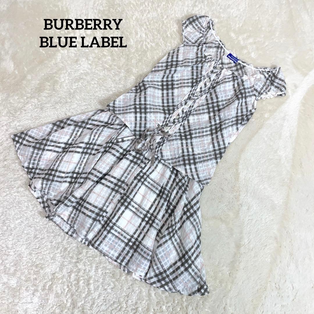 オンラインショップ】 BURBERRY BLEU バーバリーチェックカジュアル