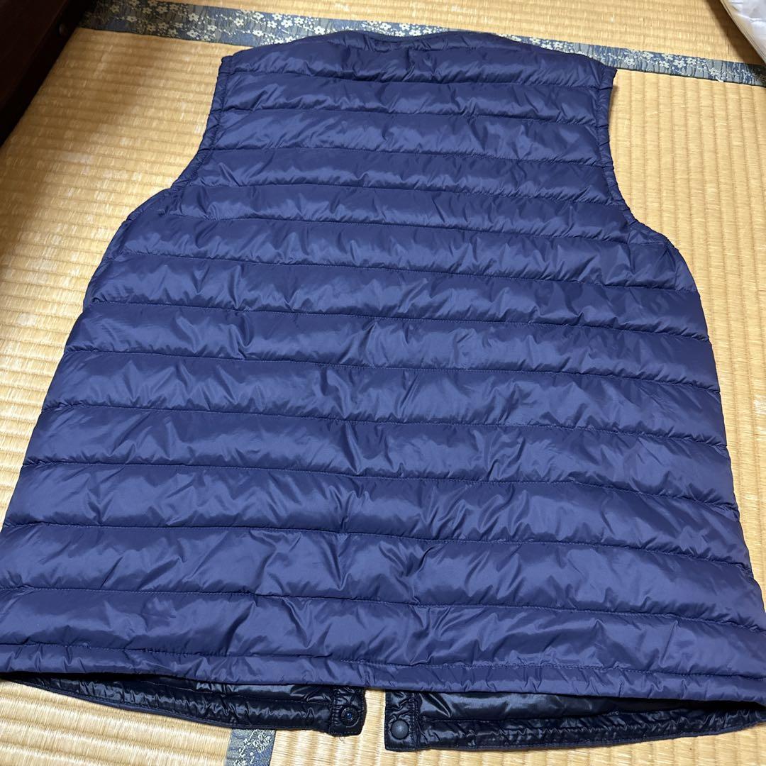DANTON  ノーカラー　インナーダウンベスト　ライトダウン