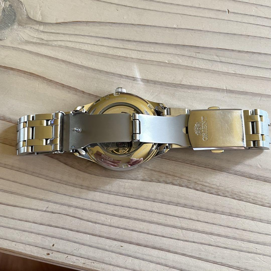 ORIENT 自動巻き 腕時計 スケルトン