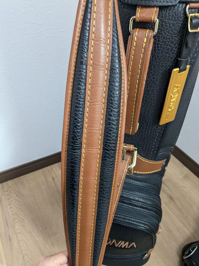 【美品】HONMA ゴルフバッグ・キャディバッグ 黒