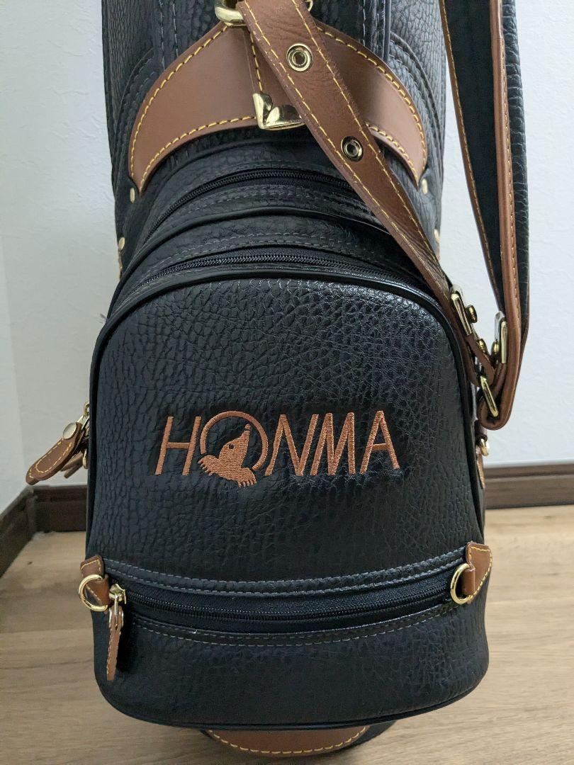 【美品】HONMA ゴルフバッグ・キャディバッグ 黒