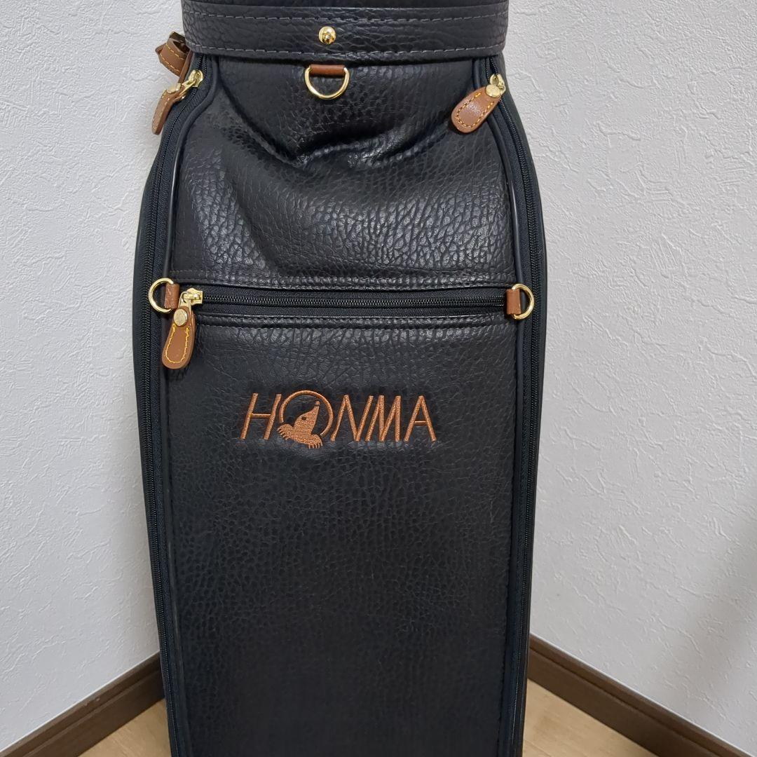 【美品】HONMA ゴルフバッグ・キャディバッグ 黒