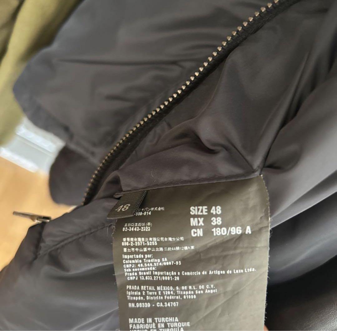 PRADA レザーリバーシブルジャケット