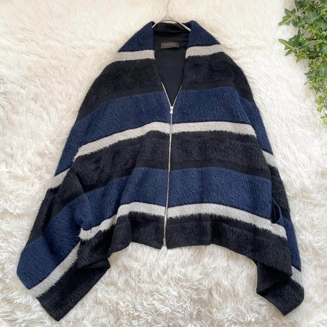 【美品】TOMORROWLAND アルパカ混ストールポンチョ　sizeFREE