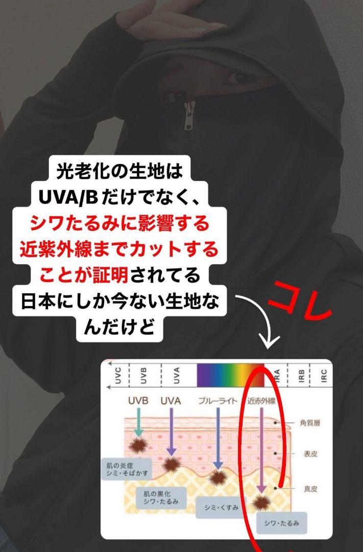 しいちゃん　遮光パーカー アイボリー ベージュ 新品未開封