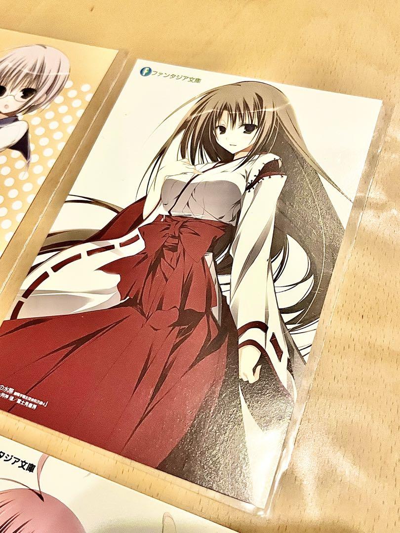 【希少◎非売品含む】生徒会の一存 ポストカードセット ファンタジア文庫特典 希少◎非売品含む】生徒会の一存 ポストカードセット
