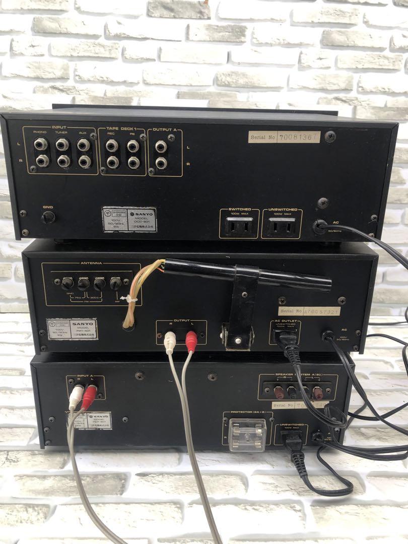 アンプ OttoSanyoFMT-401M&DCP-601&DCC-601(A65)