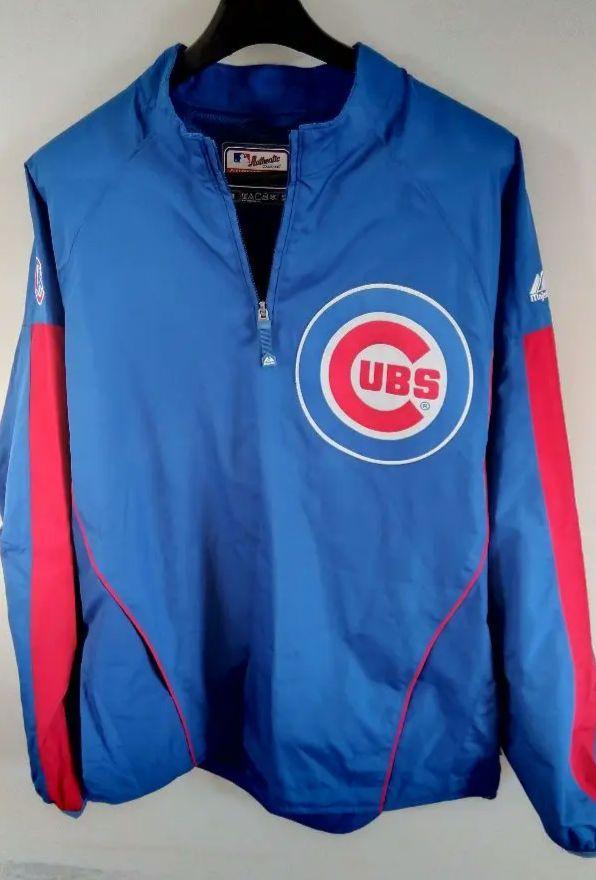 MLB  シカゴ カブス  ハーフジップ  ナイロンジャケット