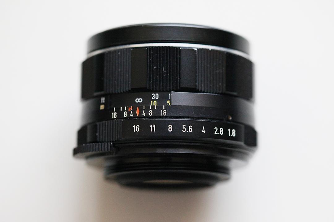Pentax SMC 55mm 1.8 レンズ Q658