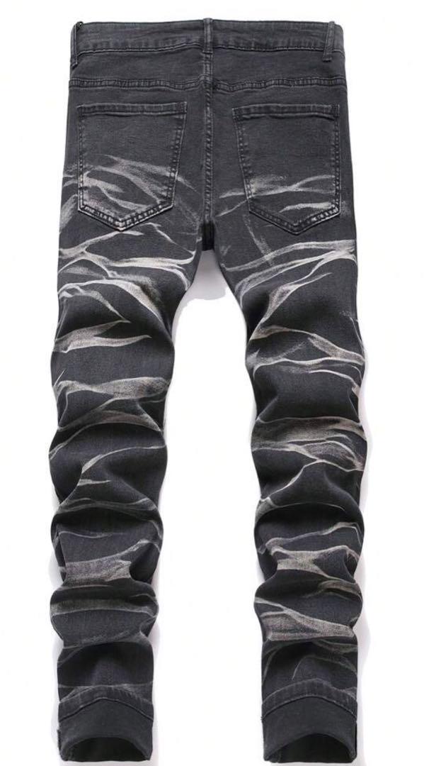 正規品　AMIRI スキニークラッシュデニムパンツ名作29インチ　UKDRIP 正規品 AMIRI スキニークラッシュデニムパンツ名作29インチ