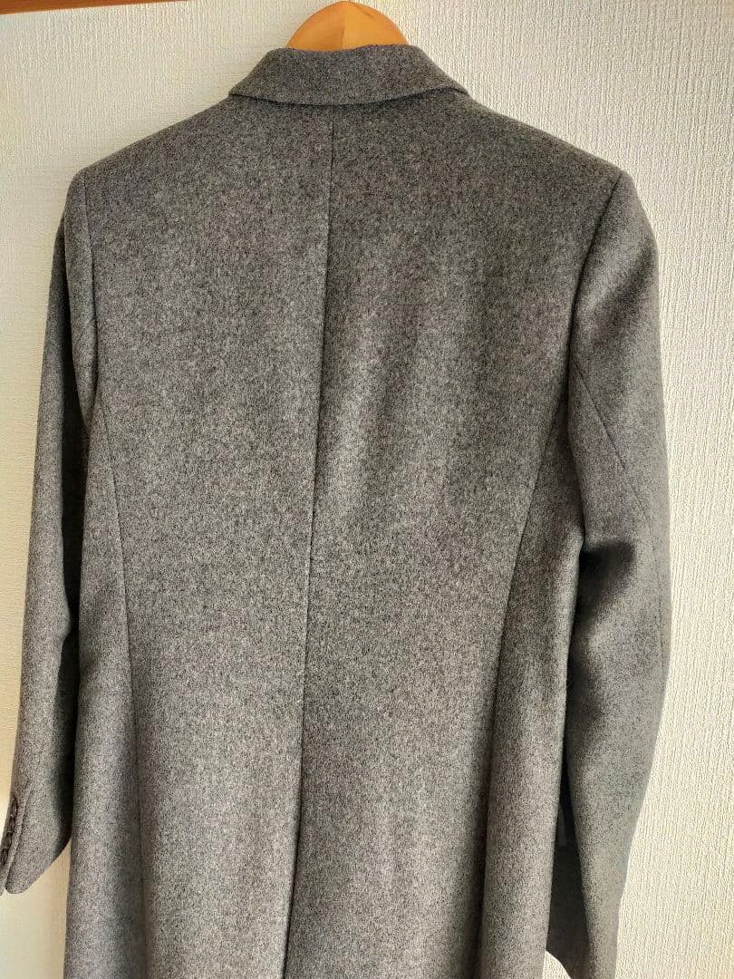 美品 ユニクロ UNIQLO ウール カシミヤチェスターコート Sサイズ グレー