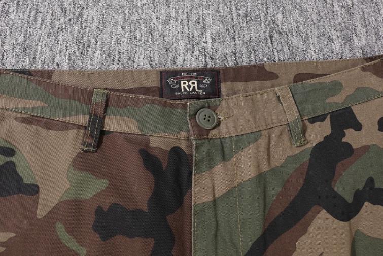 未使用RRL DOUBLE RL 迷彩ハーフパンツ W32ウッドランドカモ