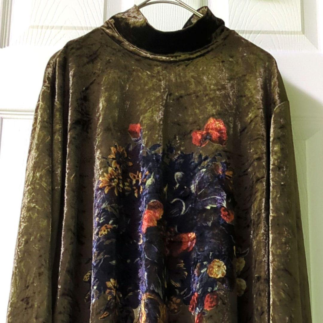 【専用】TOKUKO 1er VOL　トクコ　チュニック　ペイズリー　ブラウン系 TOKUKO 1er VOL トクコ チュニック ベロア お花 ティーポット