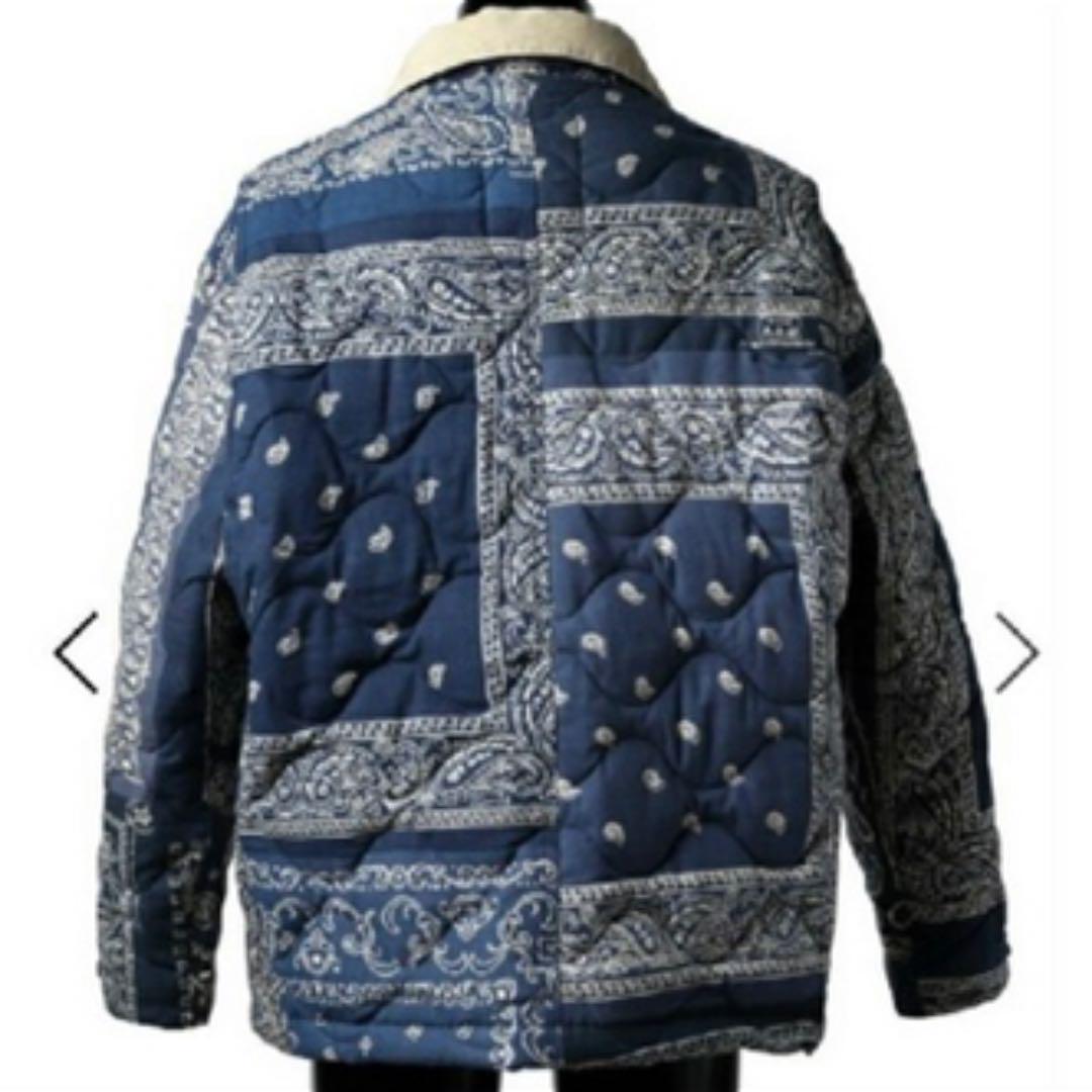 ブラック系,L【メーカー直売】 READYMADE QUILTED BANDANA BURN COAT 2 日本売り ジップ フード収納】CASTELBAJAC プリント 前後豪華 【新品同様 その他