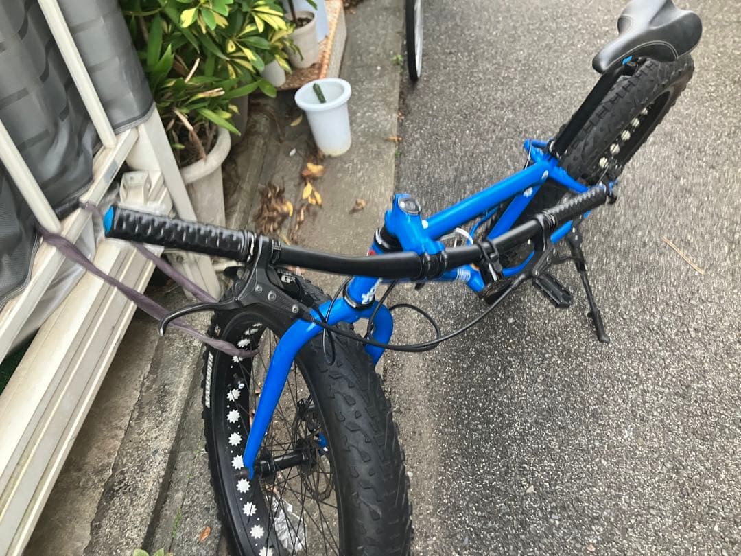ファットバイク目立った傷や汚れなし