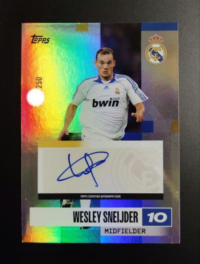 【世界250枚限定】topps スナイデル 直筆サイン auto レアル