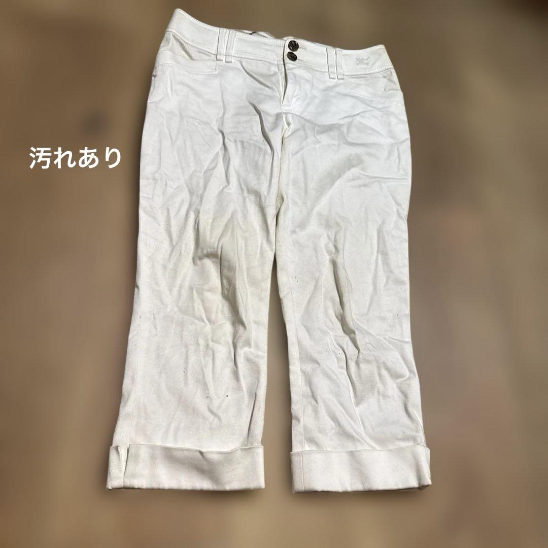 【NEW限定品】 BURBERRY BLUE メルカリ - 38 カジュアルパンツ ホワイト LABEL パンツ
