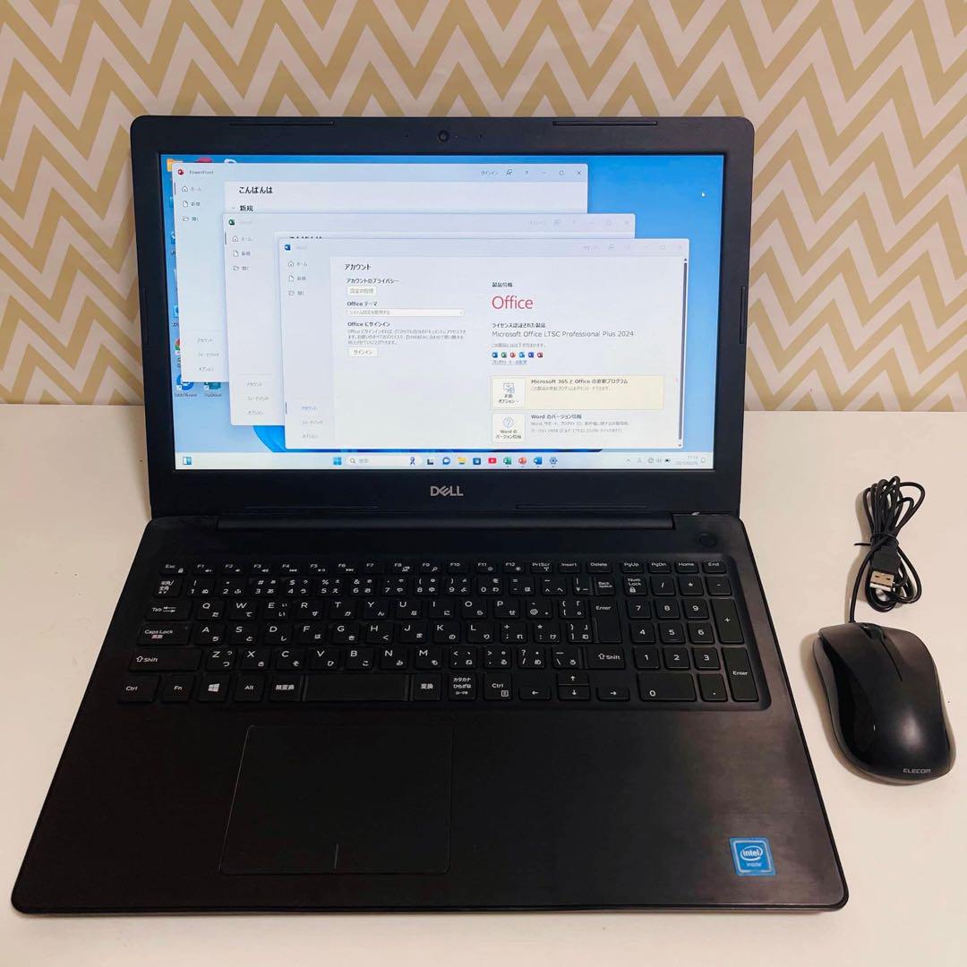 T259 DellノートパソコンWEBカメラSSD高速Win11オフィス2024
