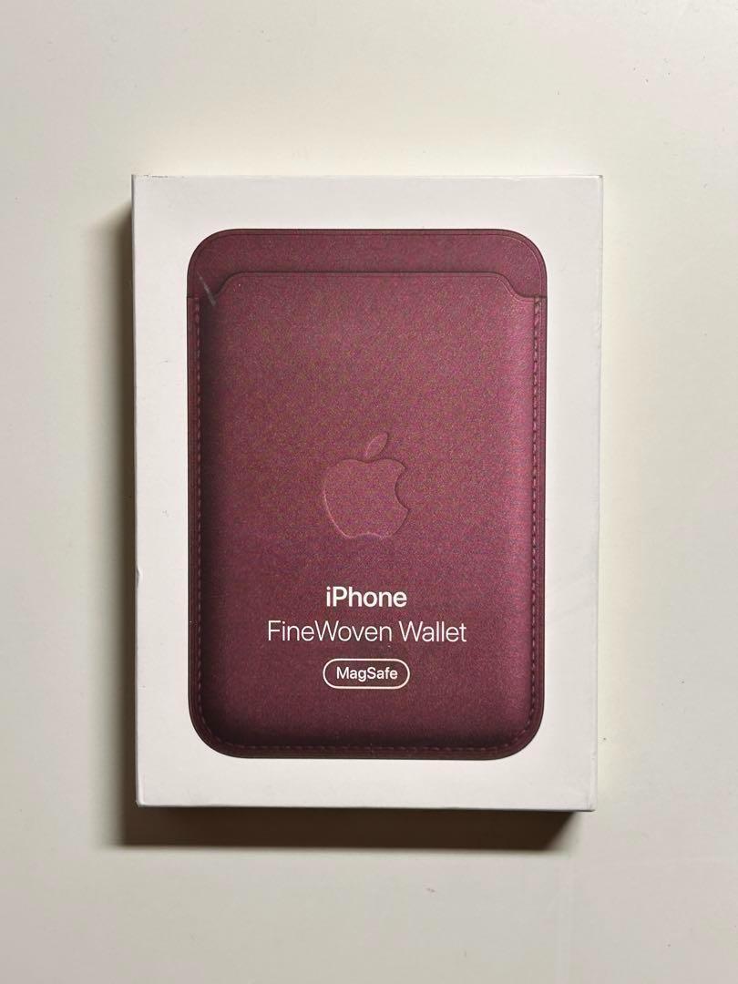 【新品】純正MagSafe対応iPhoneファインウーブンウォレット・マルベリ②
