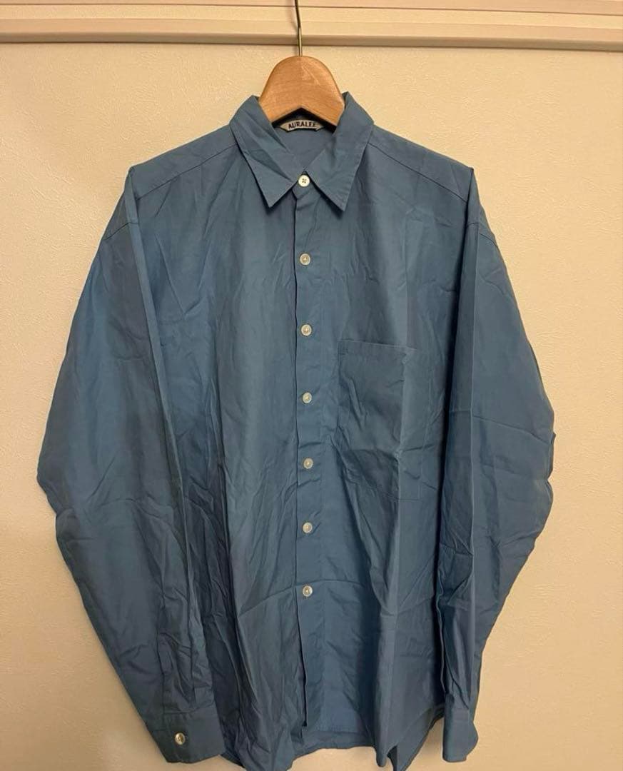 auralee WASHED FINX TWILL BIG SHIRTSM AURALEE HOMU-JOURNEY_COM