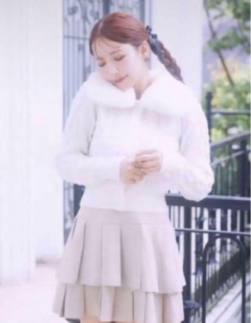 新品♡ミストレアス♡Houndstooth Pleats Mini Skirt