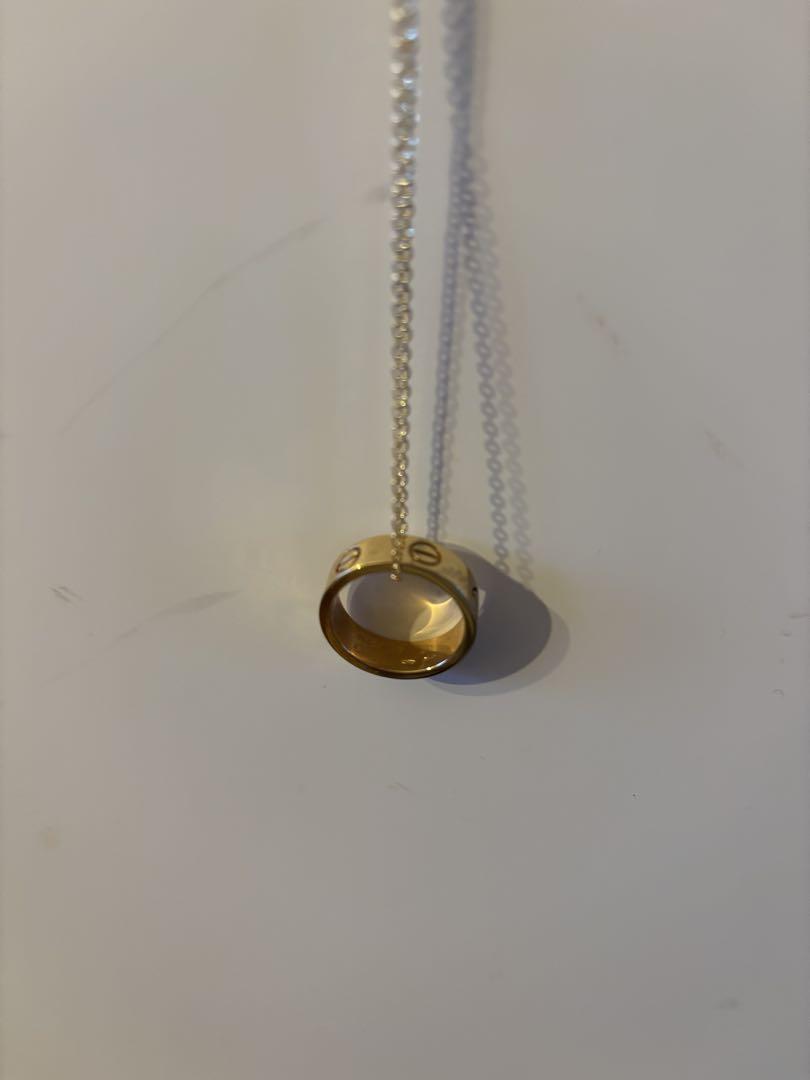 Cartier ミニラブ ゴールドリング 51