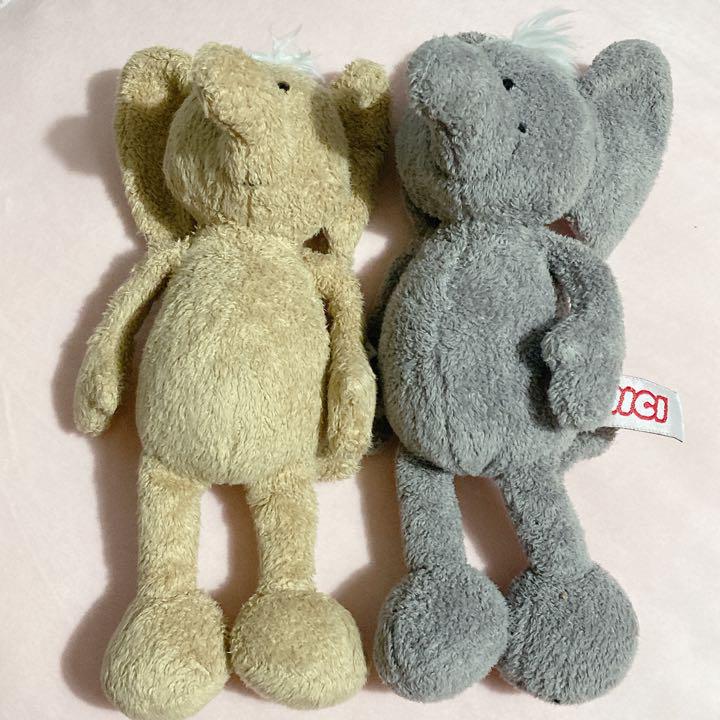 お値下げ大歓迎◎】【明日発送】NICI ぞう ぬいぐるみ 2体セット【激 
