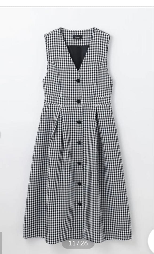 グレースコンチネンタル チェックジャンパースカートM・GRACE CONTINENTAL