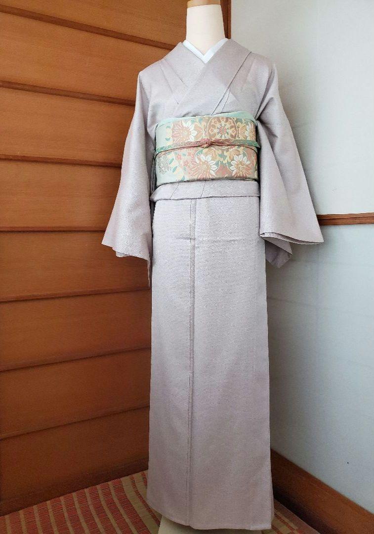 西陣お召し&橘の袋帯
