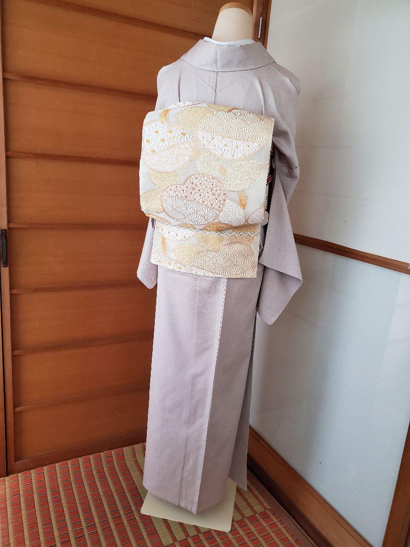 西陣お召し&橘の袋帯