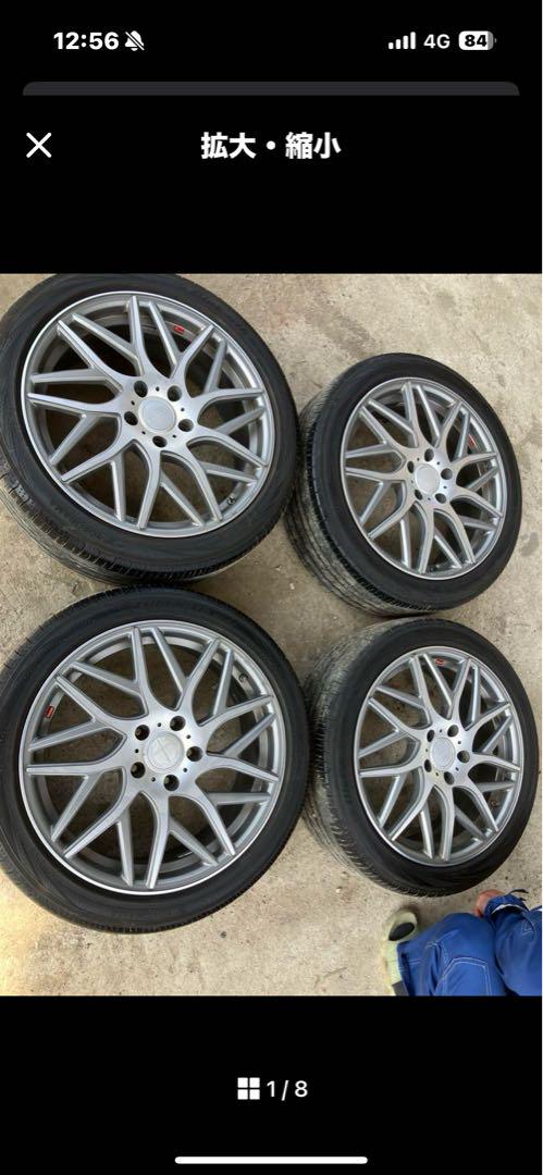 希少 レア‼️廃盤‼️バリ溝 114.3 18インチ レアマイスターキャンティ 車