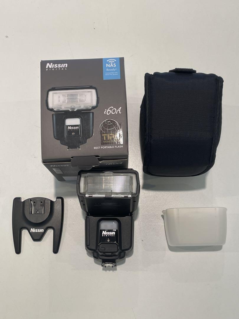Nissin i60A ストロボ　ソニー用　24-200mm ズーム付き